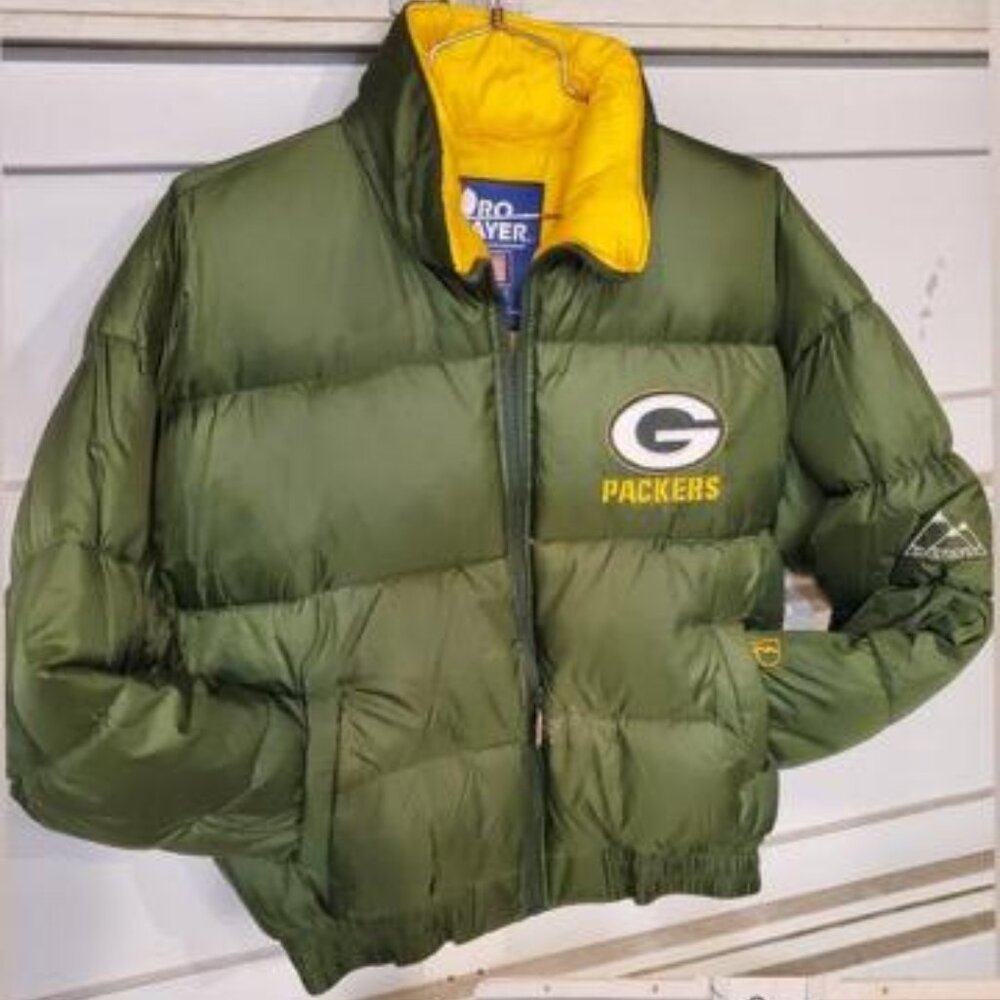 Green Bay Packers Vintage Puffer Jacket